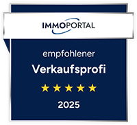 Siegel Verkaufsprofi 2025 von ImmoPortal