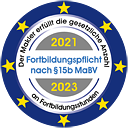 Siegel für Emblem_Fortbildungspflicht_2021-2023_transp_klein