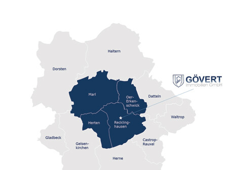 Tätigkeitsregion Karte