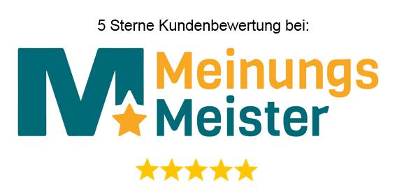Siegel für Meinungsmeister_5-Sterne_Logo