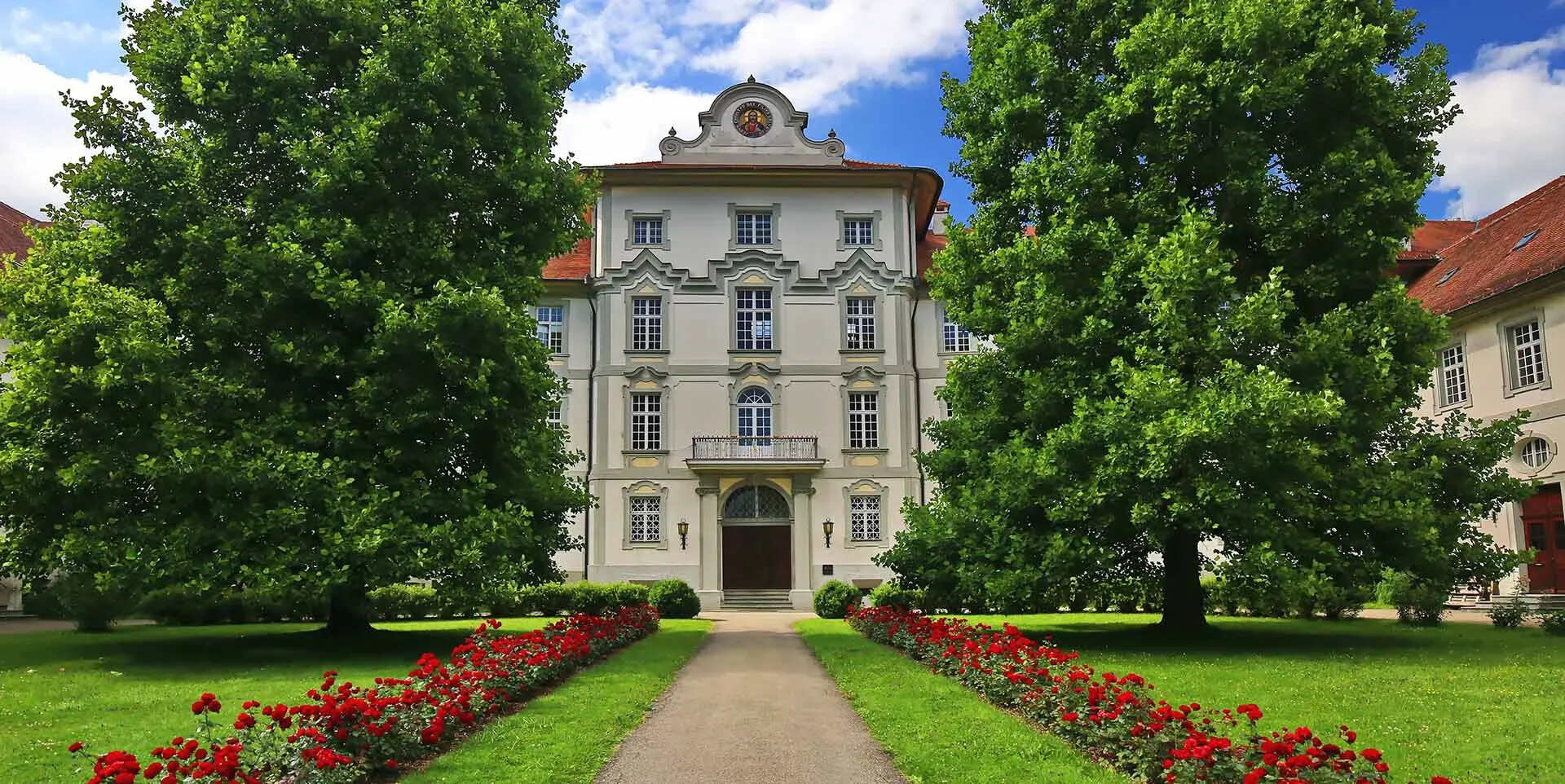 Außenansicht des Schlosses in Bad Wurzach