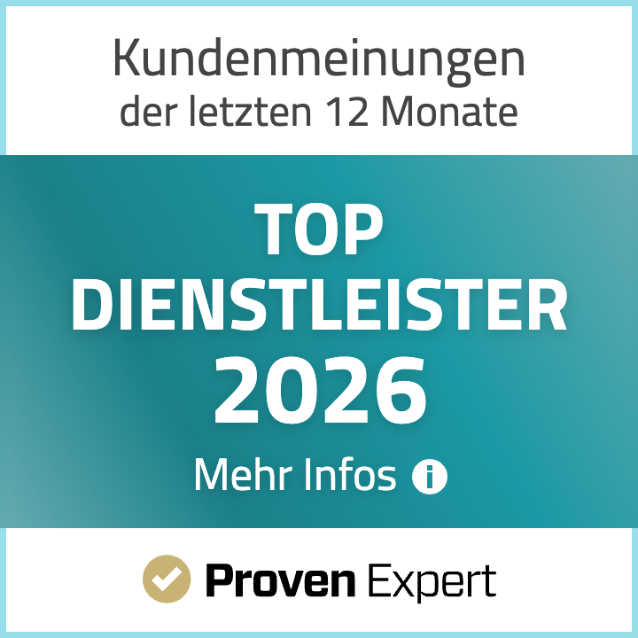 Auszeichnung Provenexpert Top Dienstleister 2026