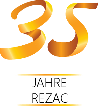 35 Jahre Rezac Logo