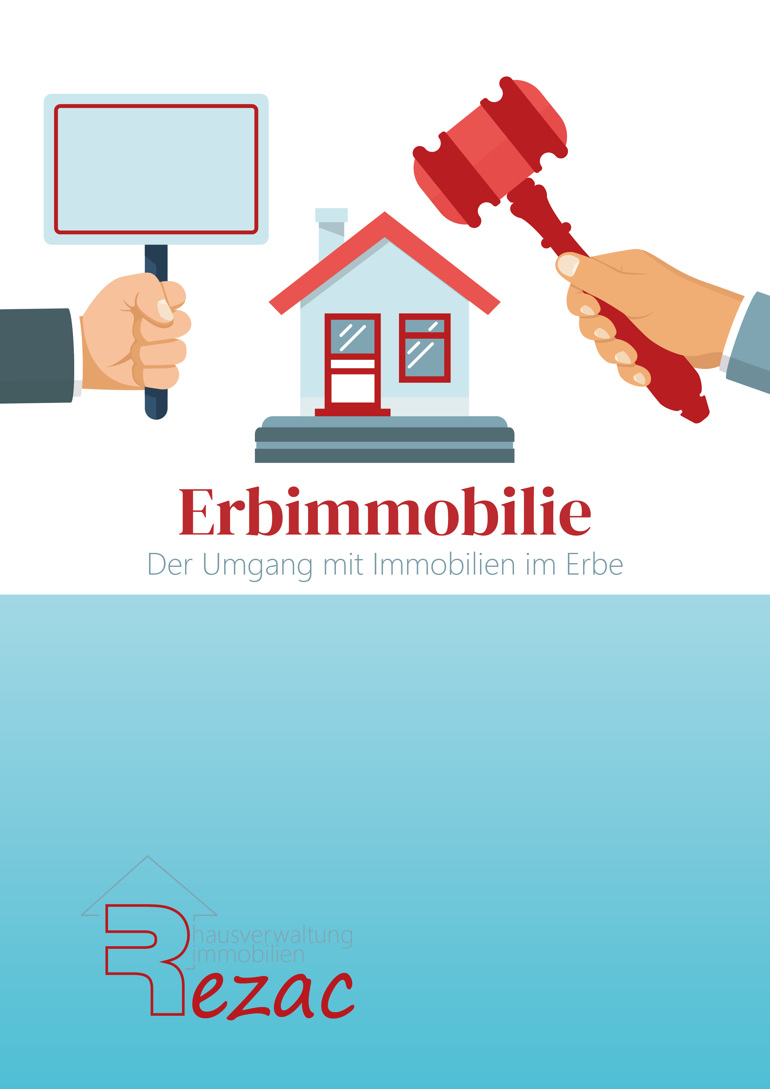 Coverbild des E-Books 'Erbimmobilien - Der Umgang mit Immobilien im Erbe' von Rezac