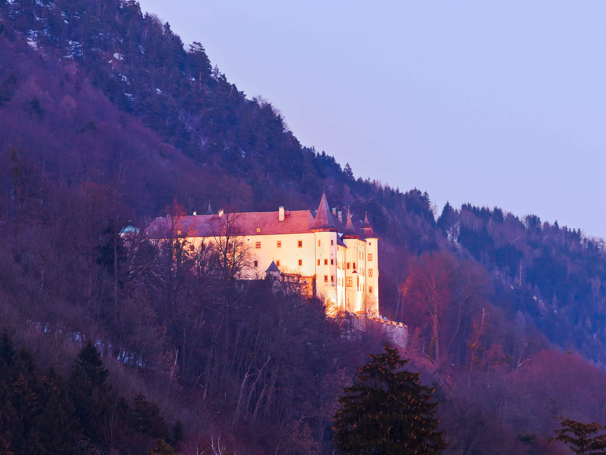 Schloss Tratzberg, im Tätigkeitsgebiet in Schwaz