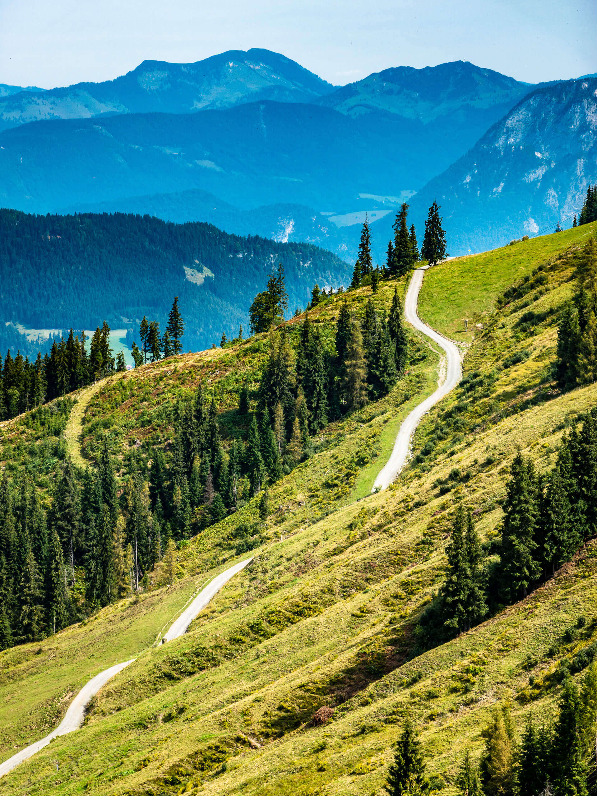 Straße im Kaisergebirge - Wilder Kaiser, im Tätigkeitsgebiet in Kitzbühel