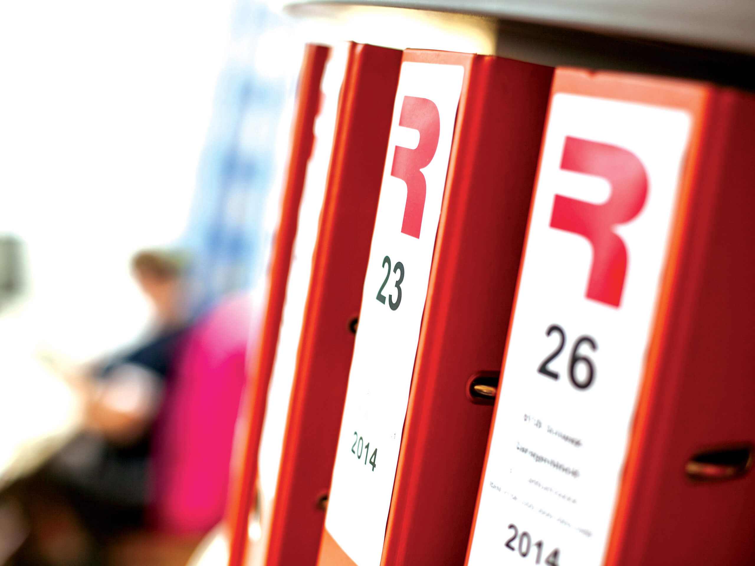 Aktenordner in der Mietentreuhand