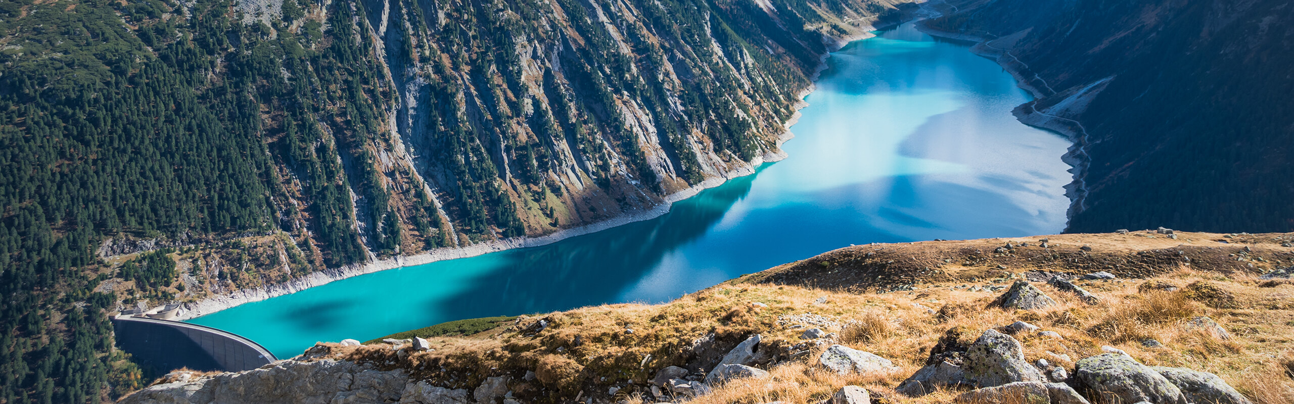 Ansicht in das Tal von Schlegeis