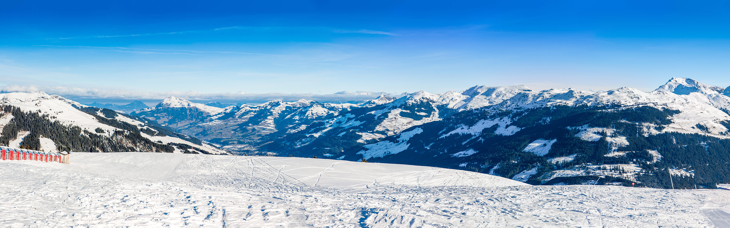 Skipiste in Kitzbühel