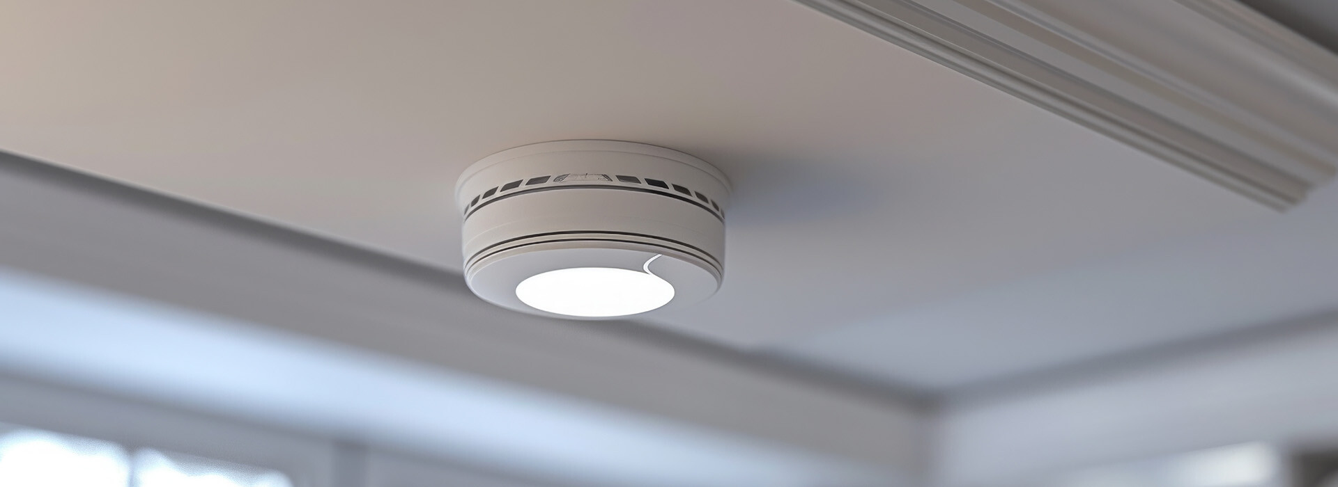 Rauchmelder an der Decke