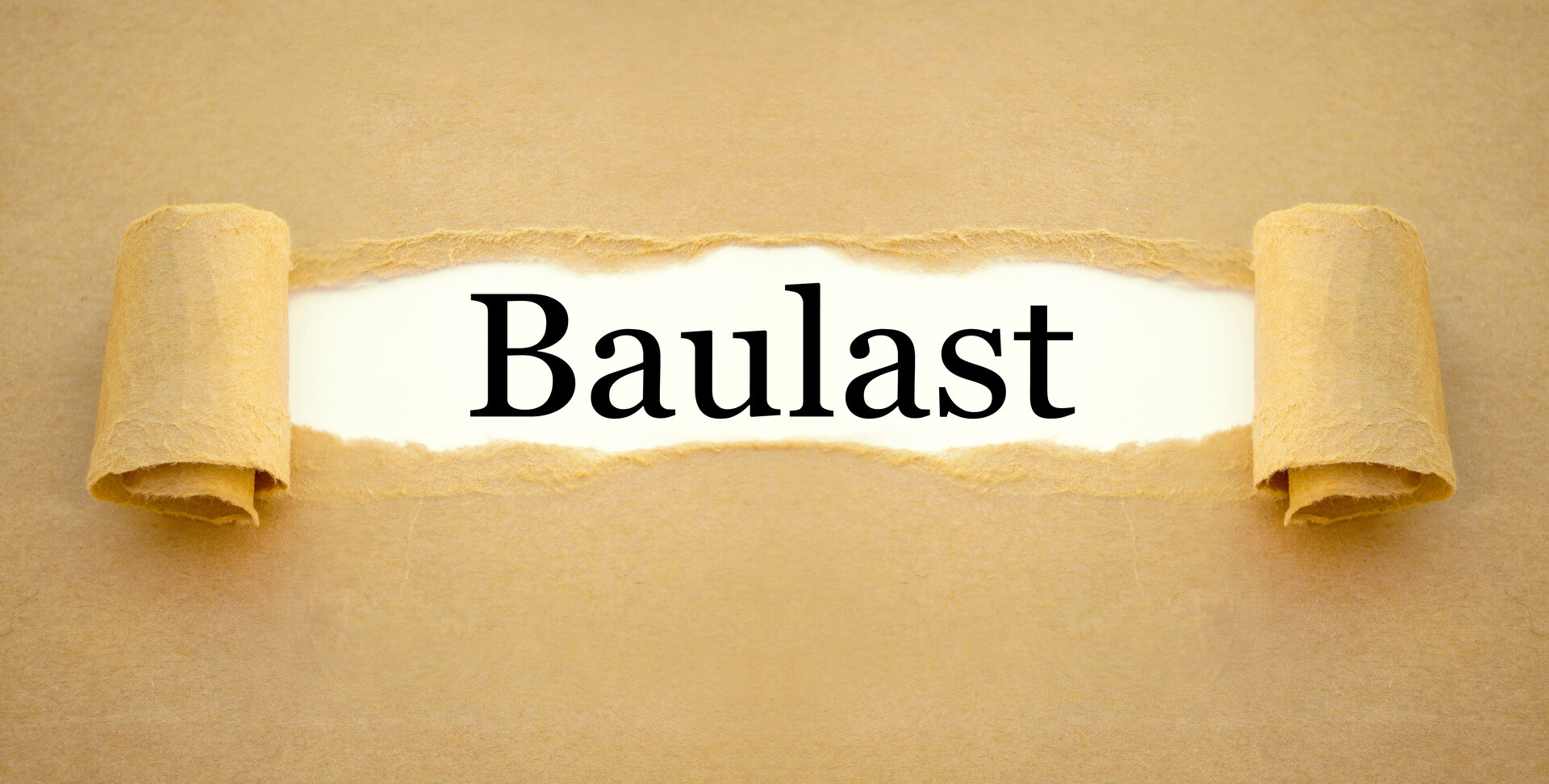 Aufschrift Baulast