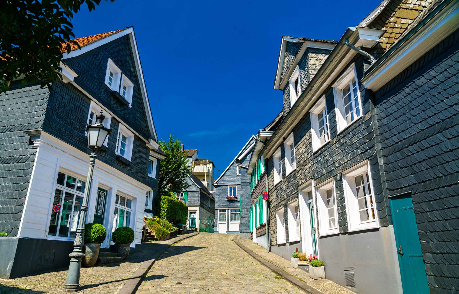 Schieferhäuser in Solingen