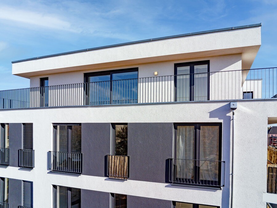 Modernes Mehrfamilienhaus