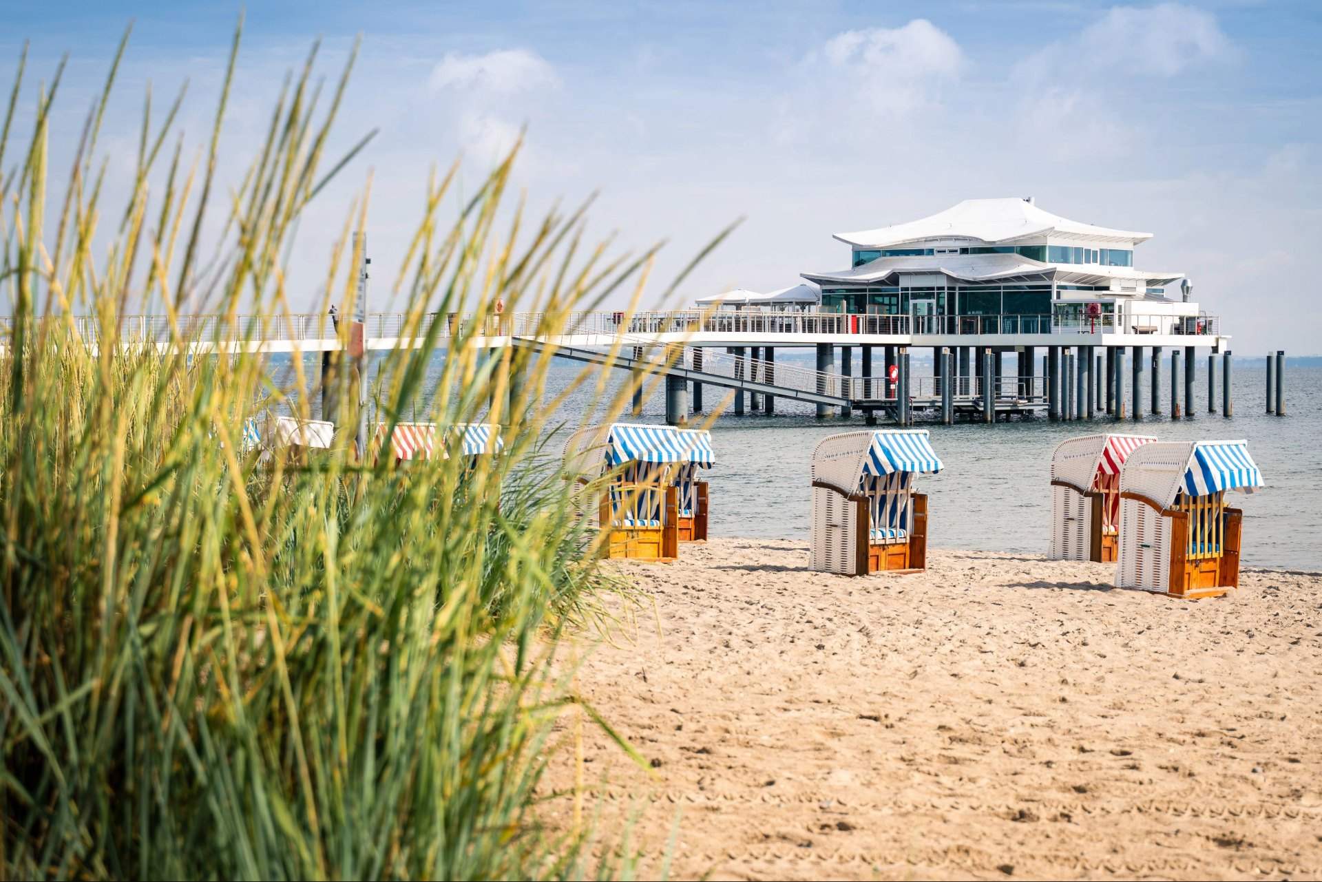 Blick auf die Seebrücke in Timmensdorfer Strand