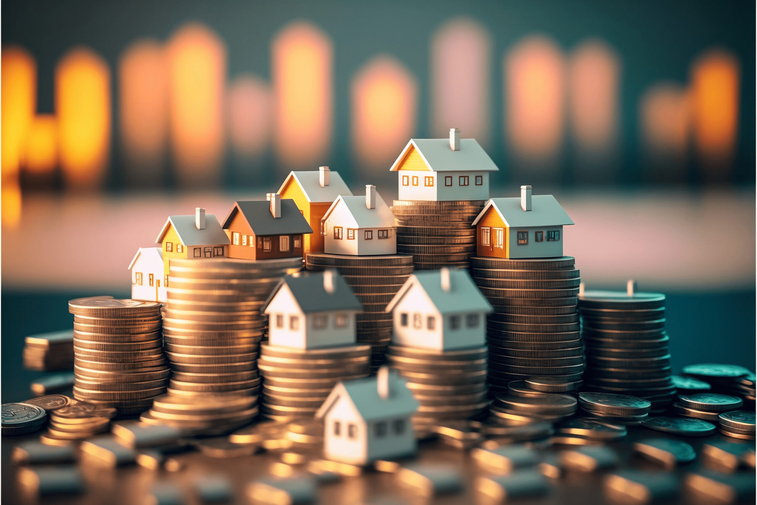 Symbolbild für Vermögensaufbau und Hausfinanzierung.