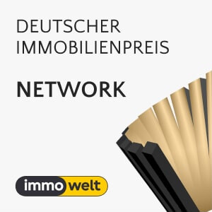 Qualitätssiegel: Deutscher Immobilienpreis NETWORK von Immowelt.