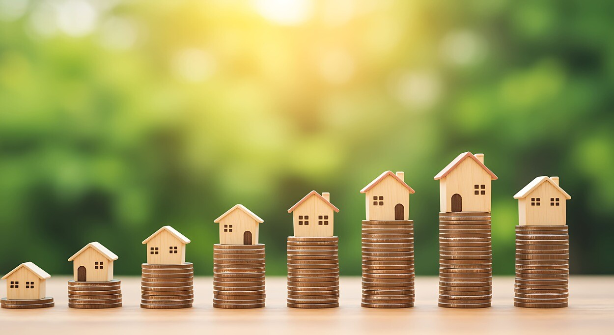 Symbolbild für Vermögensaufbau und erfolgreiche Immobilienanlage.