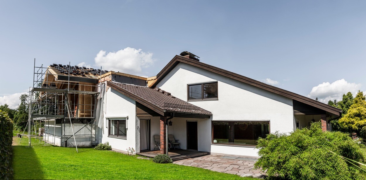 Einfamilienhaus mit Anbau