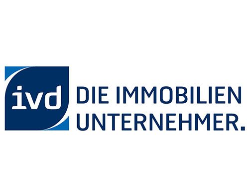 Siegel für Logo_IVD-Immobilienunternehmer_blaue-Schrift