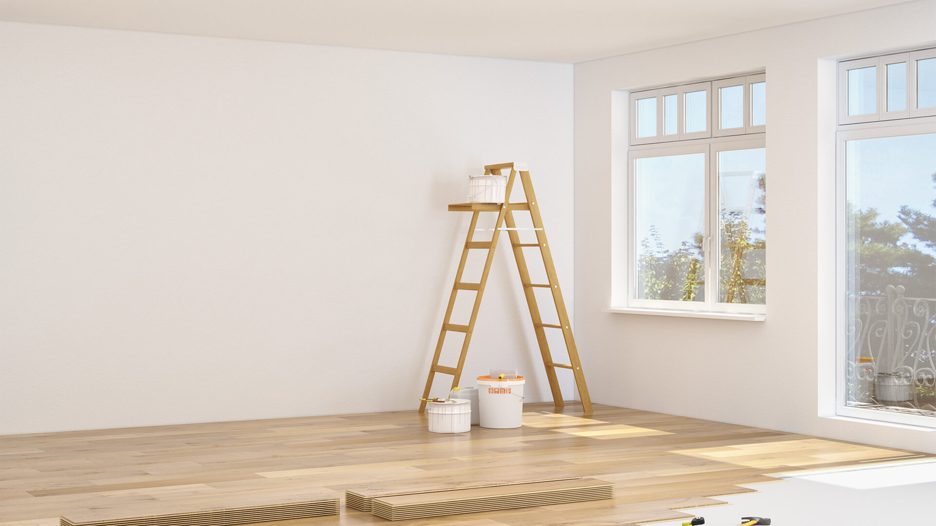 Wohnung wird renoviert