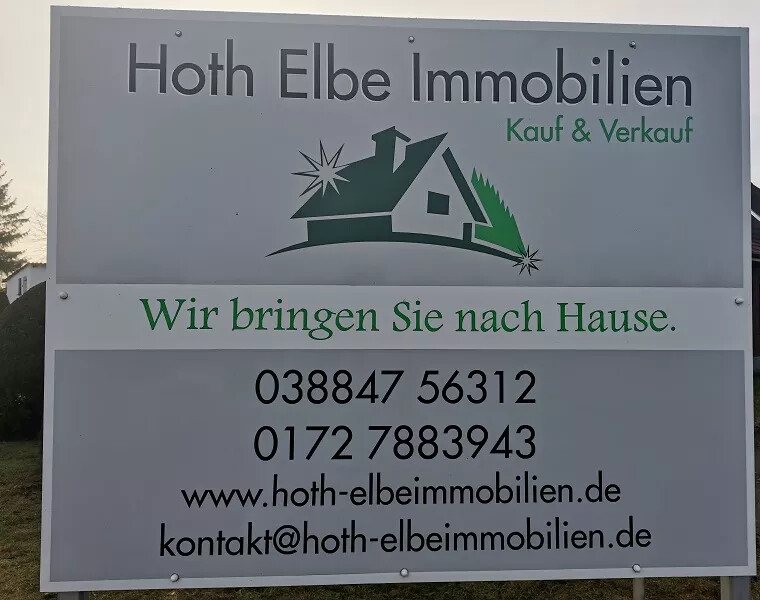 Schild Hoth Elbe Immobilien