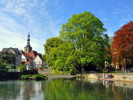 Blick auf den Großen Teich in Soest