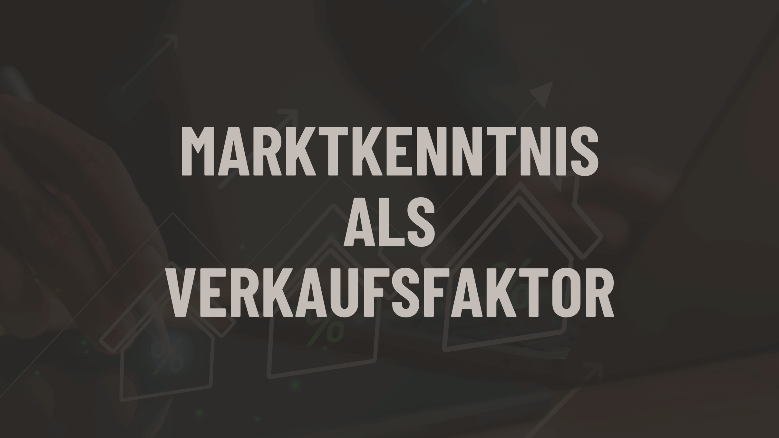 Marktkenntnis als Verkaufsfaktor – Grafik von Bocelli Immobilien AG mit Symbolen im Hintergrund.