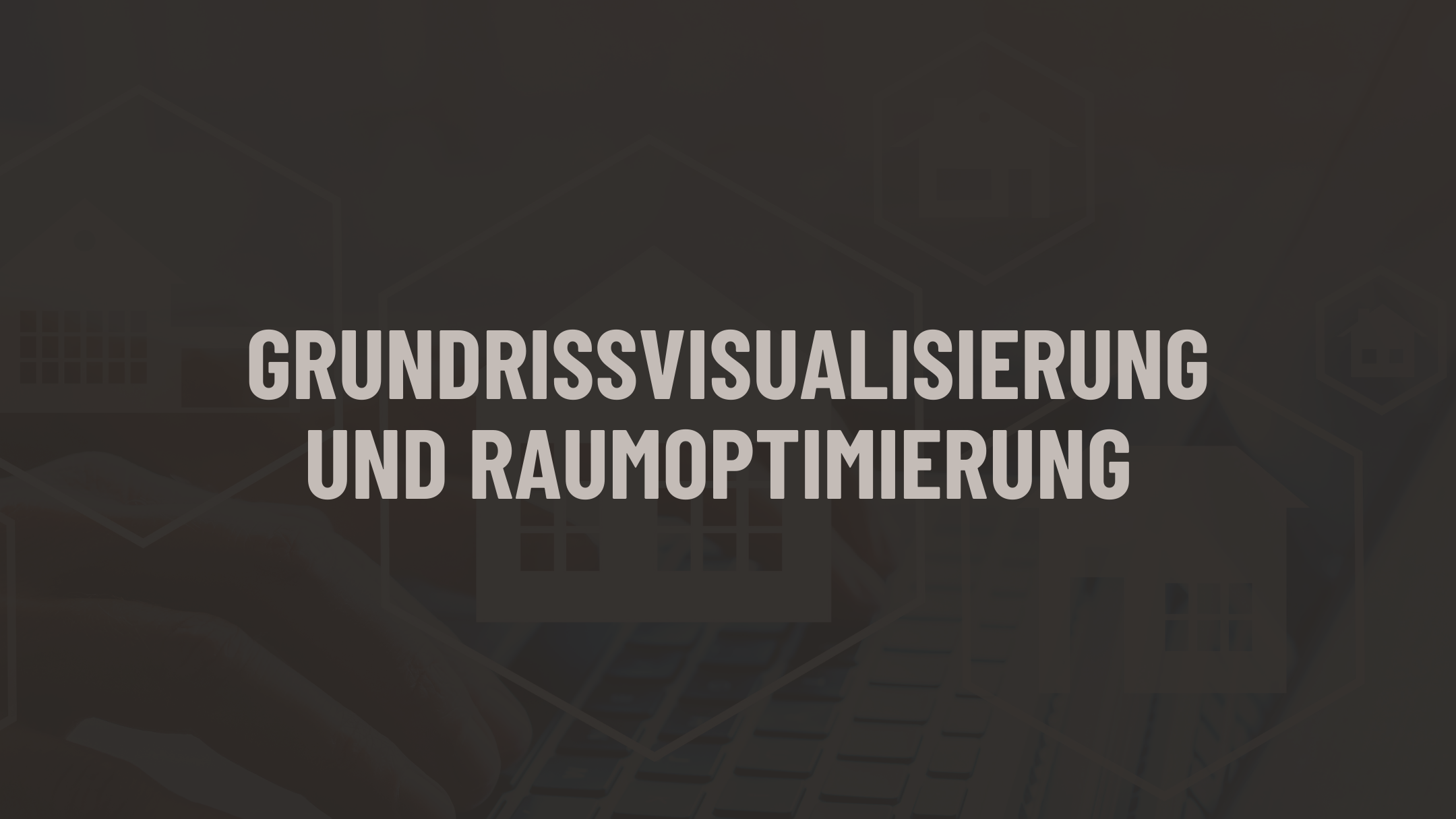 Grundrissvisualisierung und Raumoptimierung – Grafik von Bocelli Immobilien AG mit Symbolen im Hintergrund.