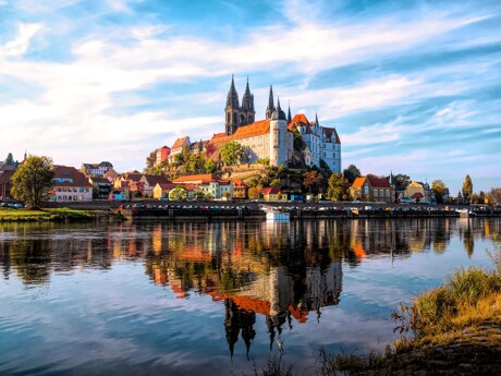 Blick auf die Stadt Meißen