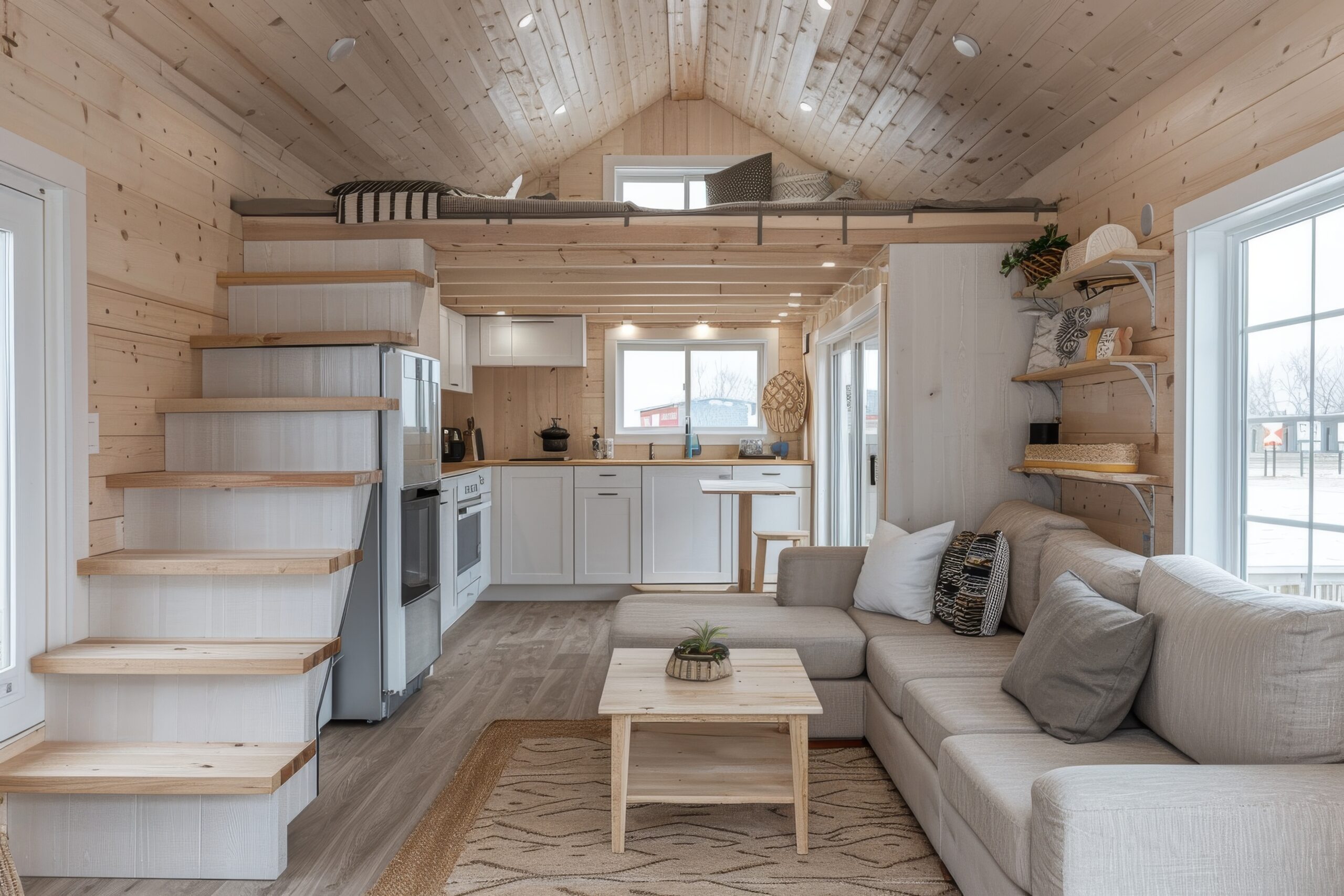 Wohnraum in einem Tiny House