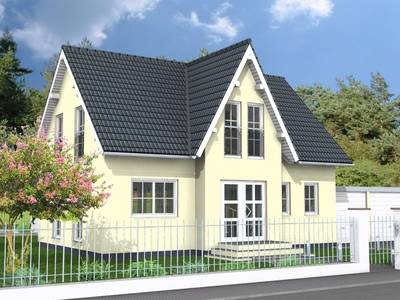 Landhaus bei Sonnenschein