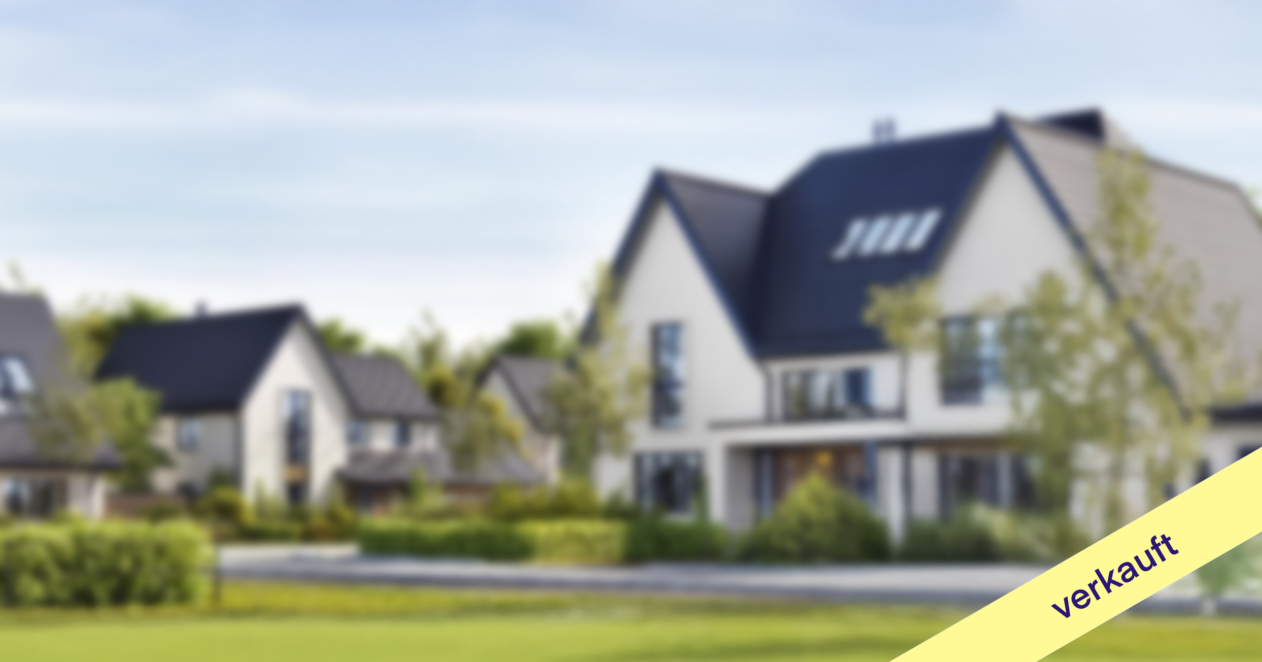 Häuser mit Verkauft-Markierung