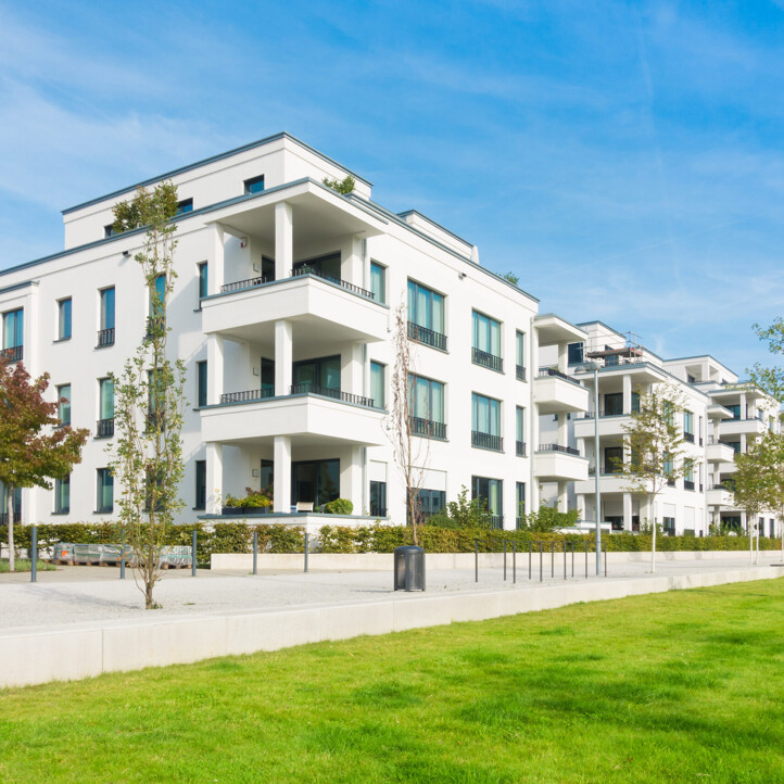 Mehrfamilienhäuser - Wohngebiet und Park