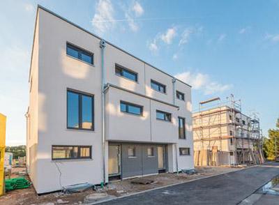 Häuser im Bau