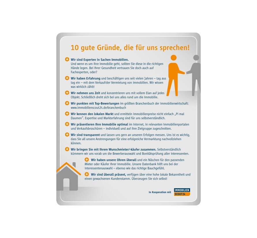 Flyer Gründe für Dörnhoff Immobilien