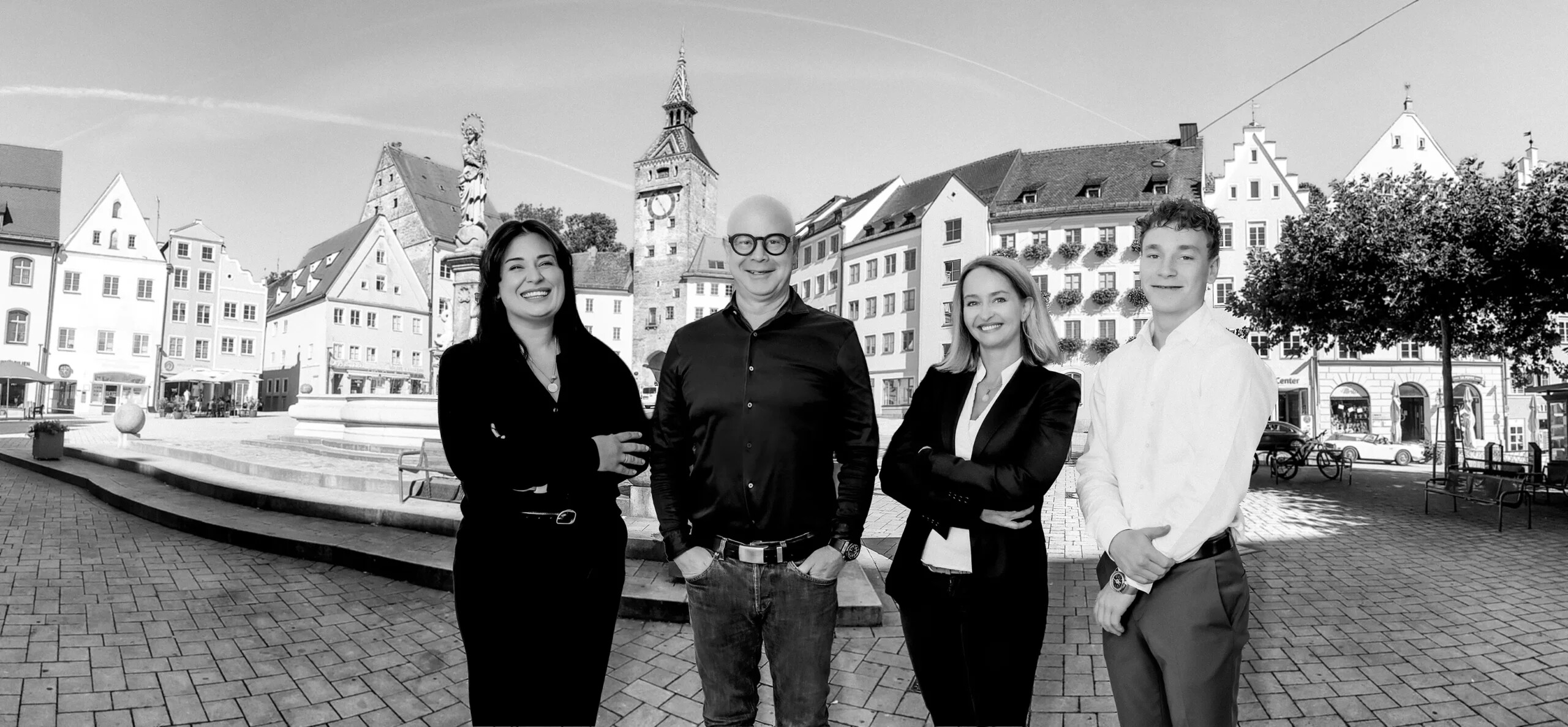 Das Team von Domizil Acht in der Altstadt von Landsberg am Lech.