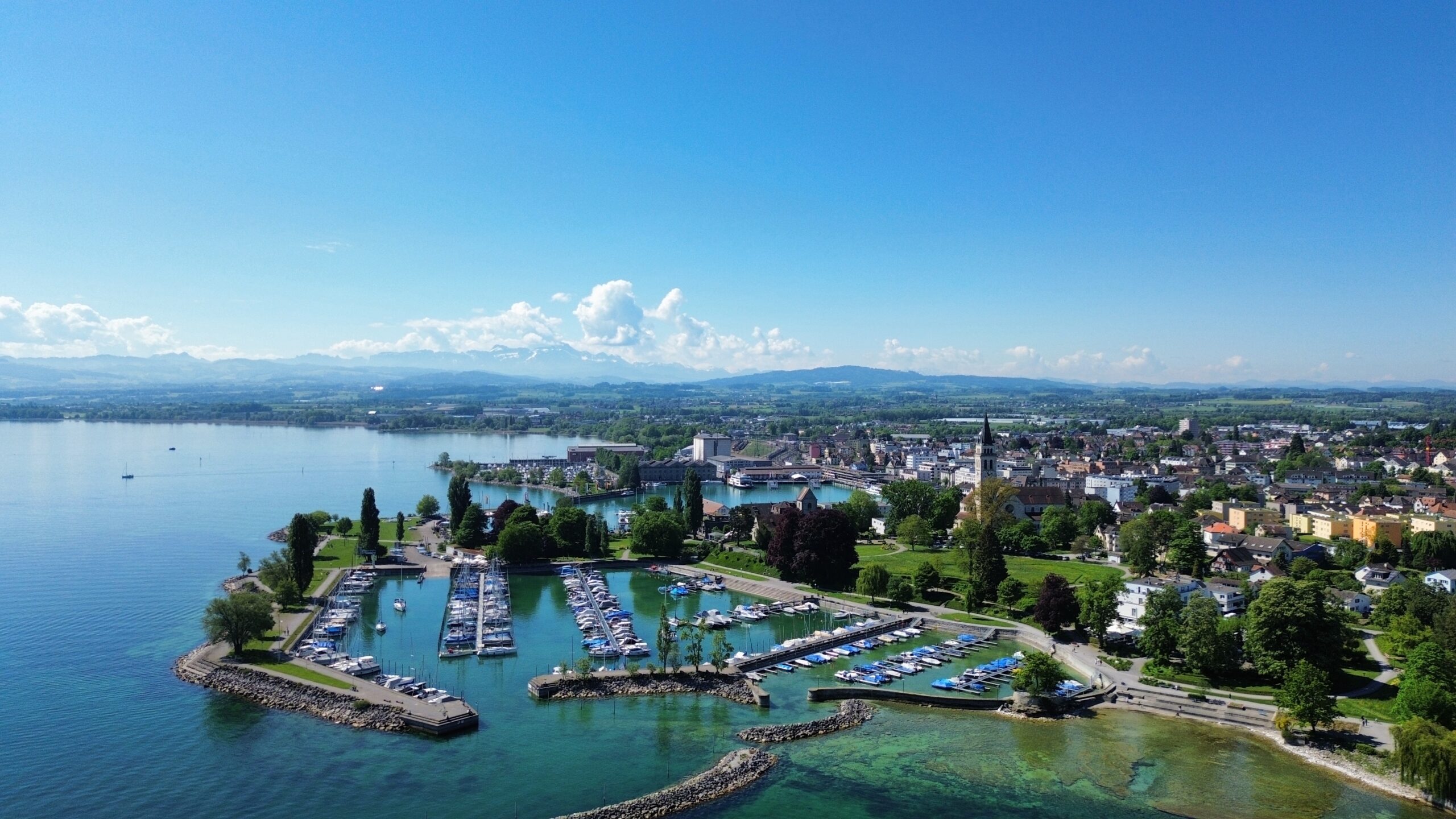 Bezirk Arbon von oben