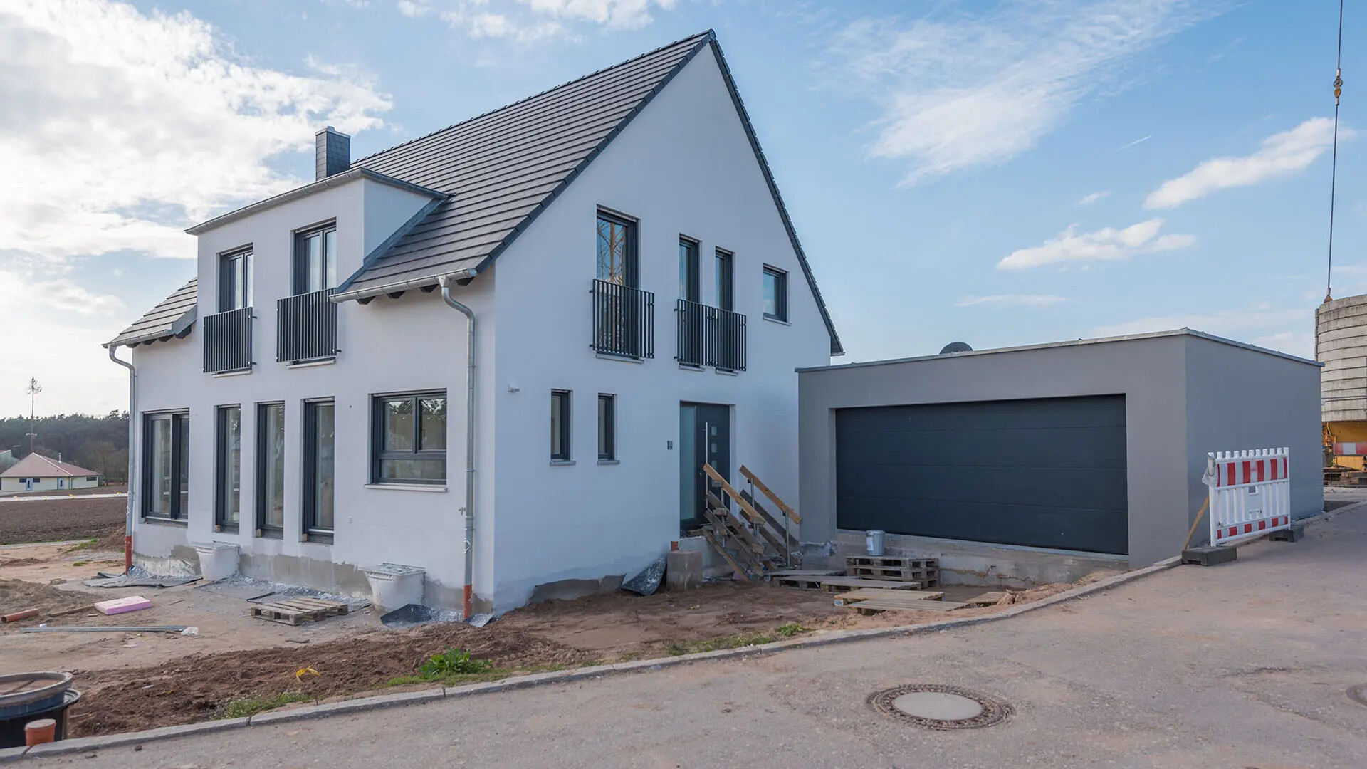 Neubau Einfamilienhaus mit Garage
