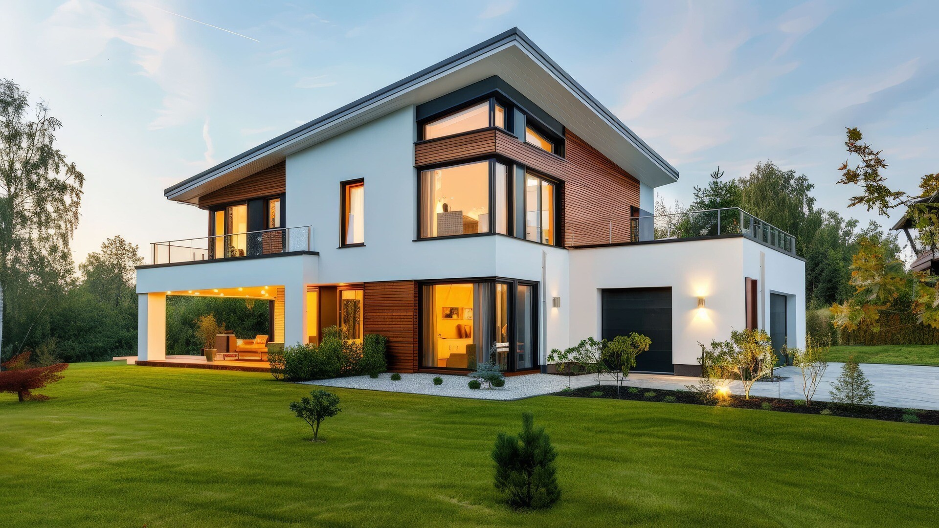 Modernes Einfamilienhaus