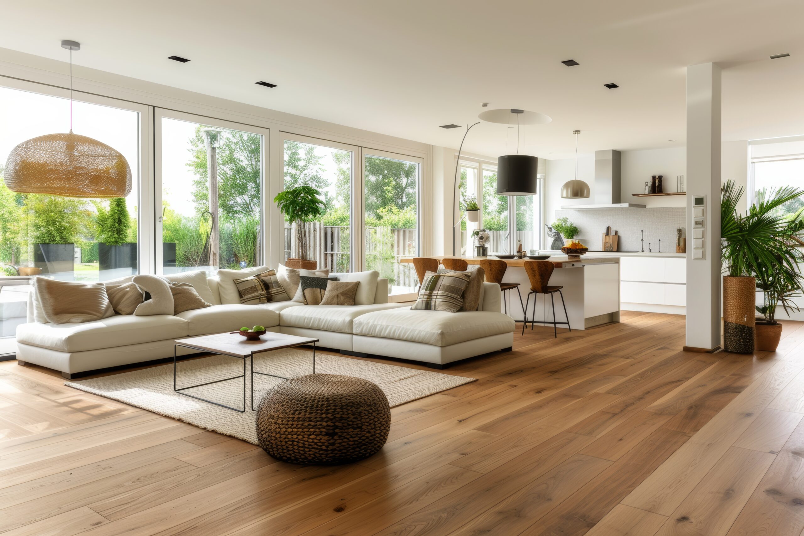 Helles Wohnzimmer