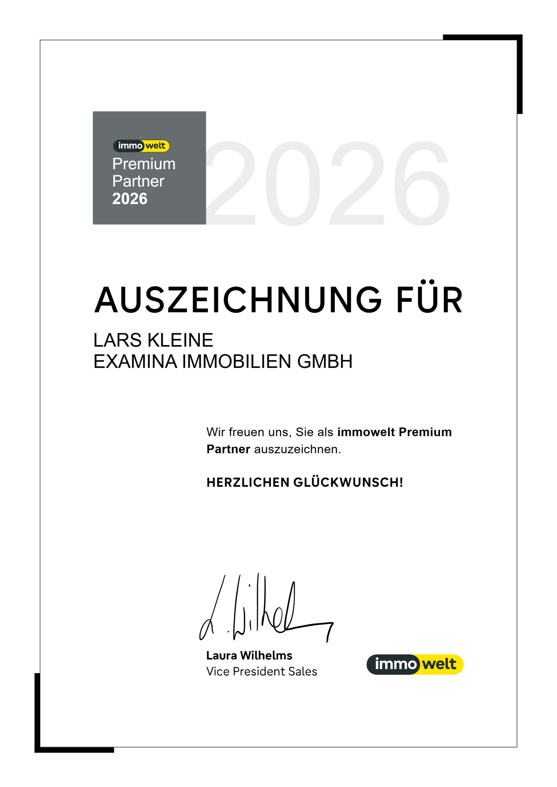 Immowelt Award 2026