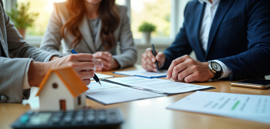 Menschen am Schreibtisch