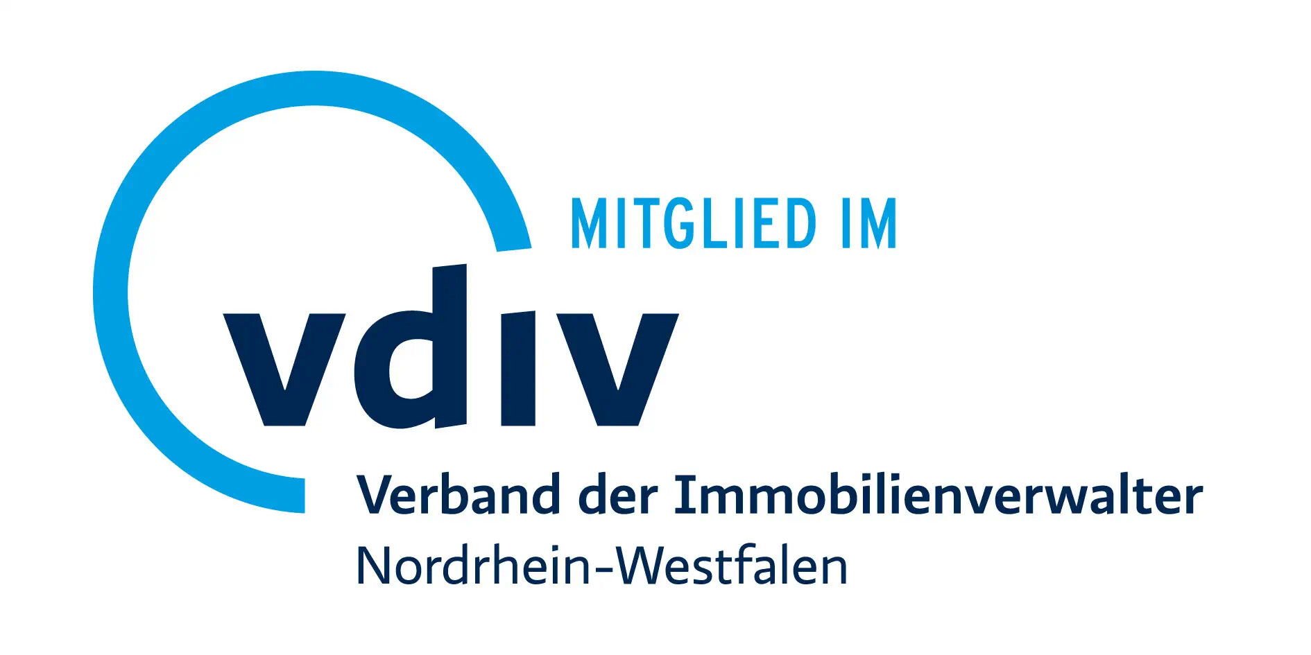 Siegel für VDIV NRW Logo Mitglied