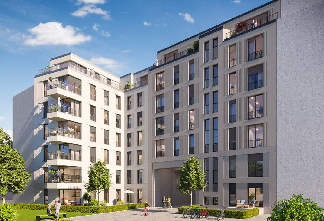 Visualisierung Neubauprojekt Friedrichshain