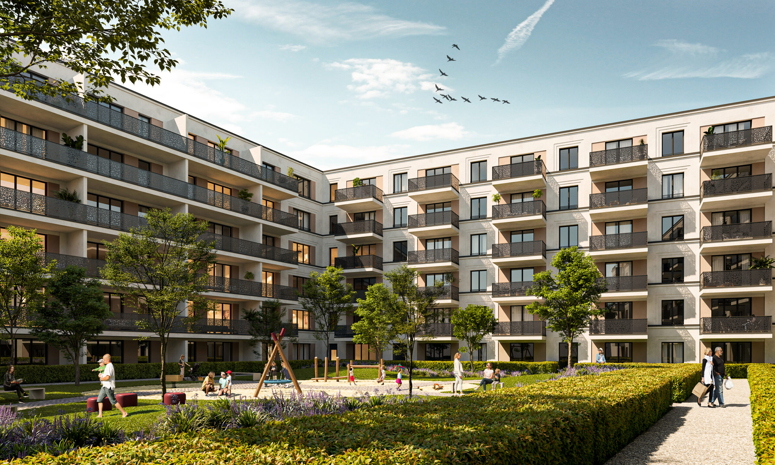 Visualisierung Neubauprojekt Friedrichshain