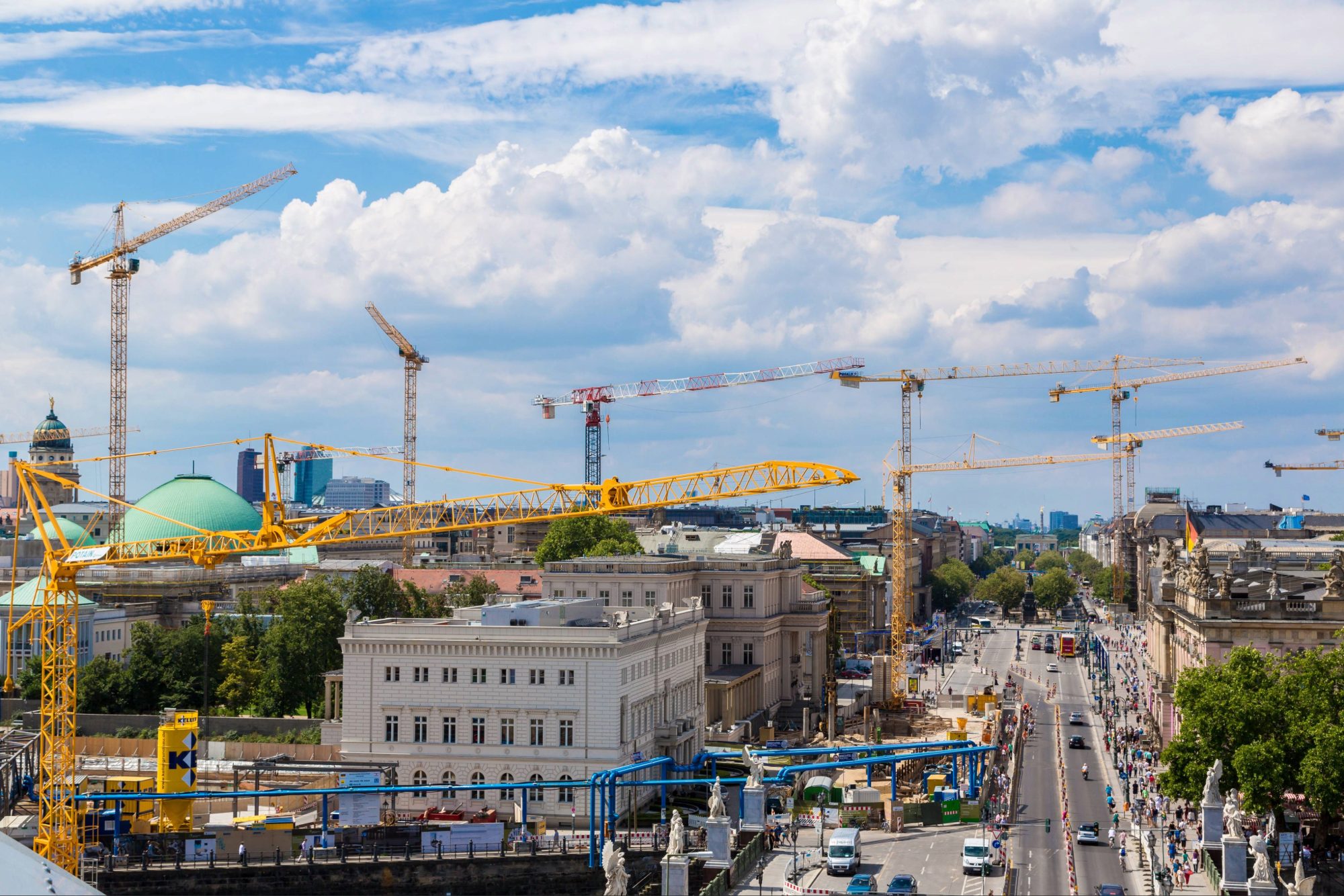 Baustelle in Berlin