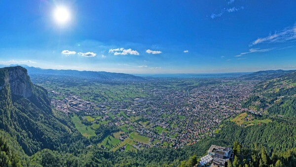 Sicht auf die Stadt Dornbirn