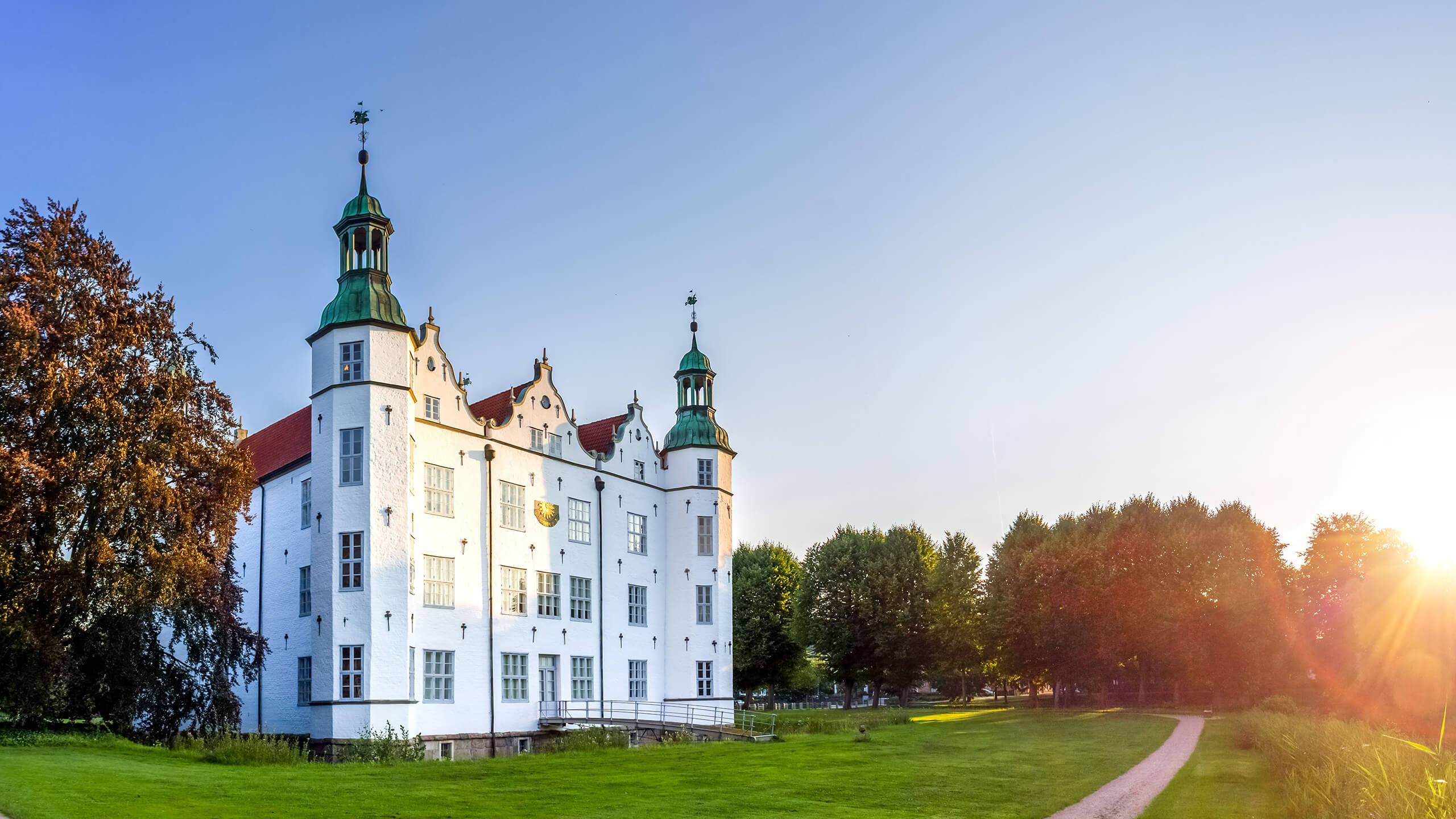 Schloss Ahrensburg im Kreis Stormarn.