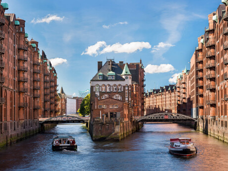 Wasserschloss in der Hamburger Speicherstadt