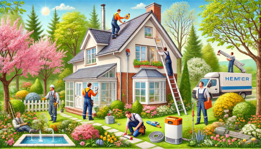 Frühjahrscheck für Haus und Garten – Immobilie im Frühling pflegen